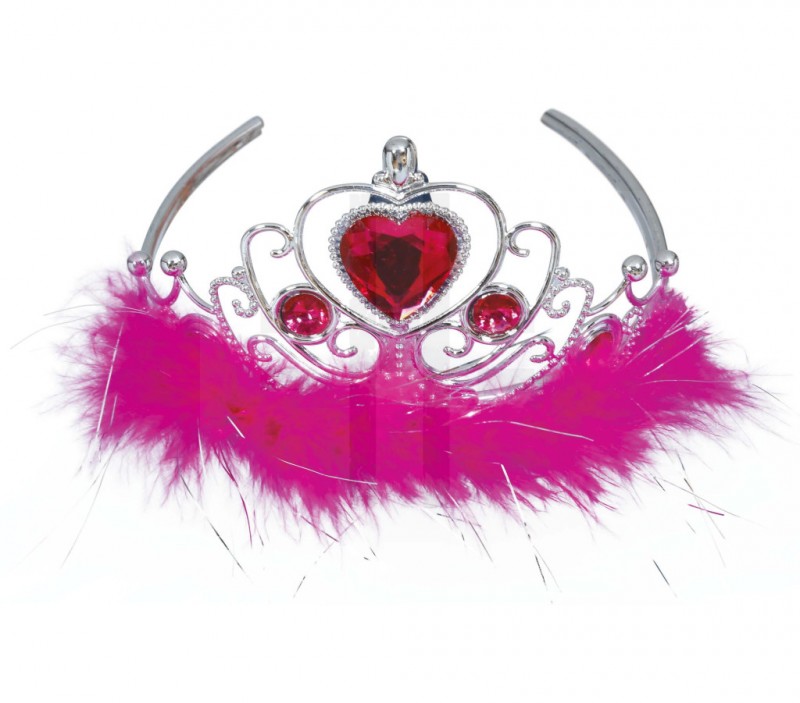  PINK TOLLAS TIARA Álarc, Fejdísz, Kellék